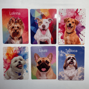 Plaquinha Pet Personalizados monte seu kit- Alto Brilho e Resistência