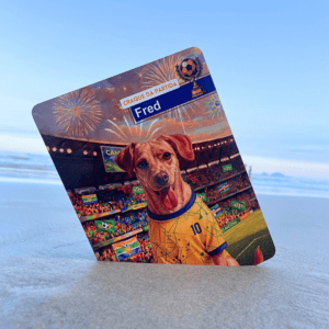 Pet Campeão - Plaquinha Linha Premium, Alto Brilho e Resistência